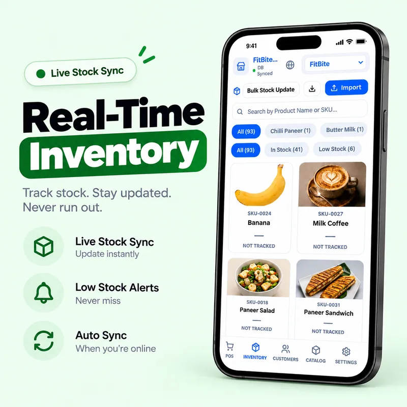 Real-time live inventory