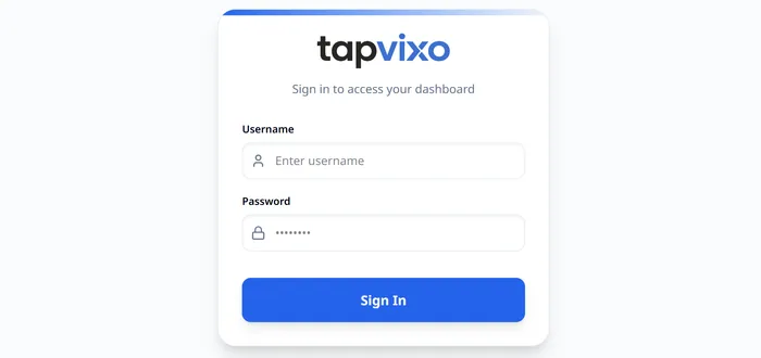 Sign Up and Login